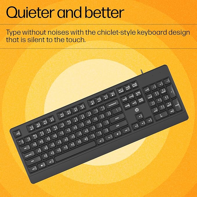 K160 WIRED HP KEYBOARD 1