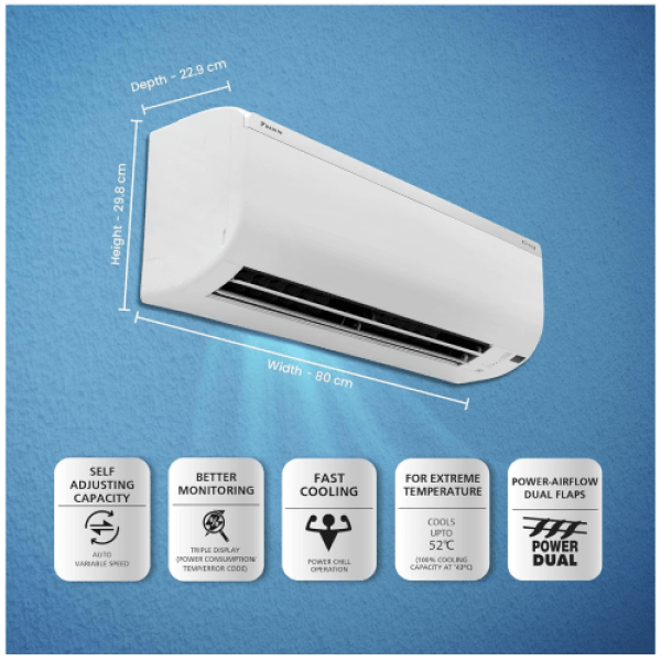 Daikin 1 ton AC