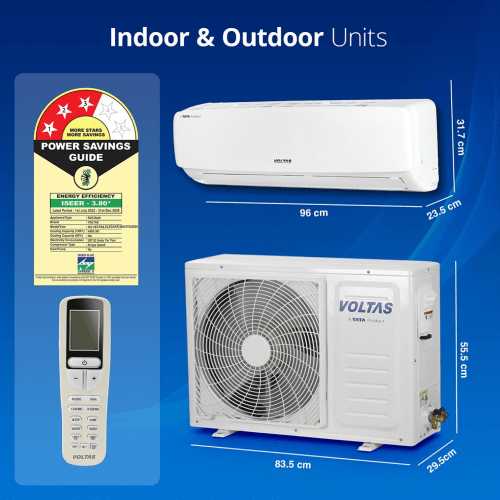 Voltas 1.5 Ton 3 Star, Fixed Speed Split AC
